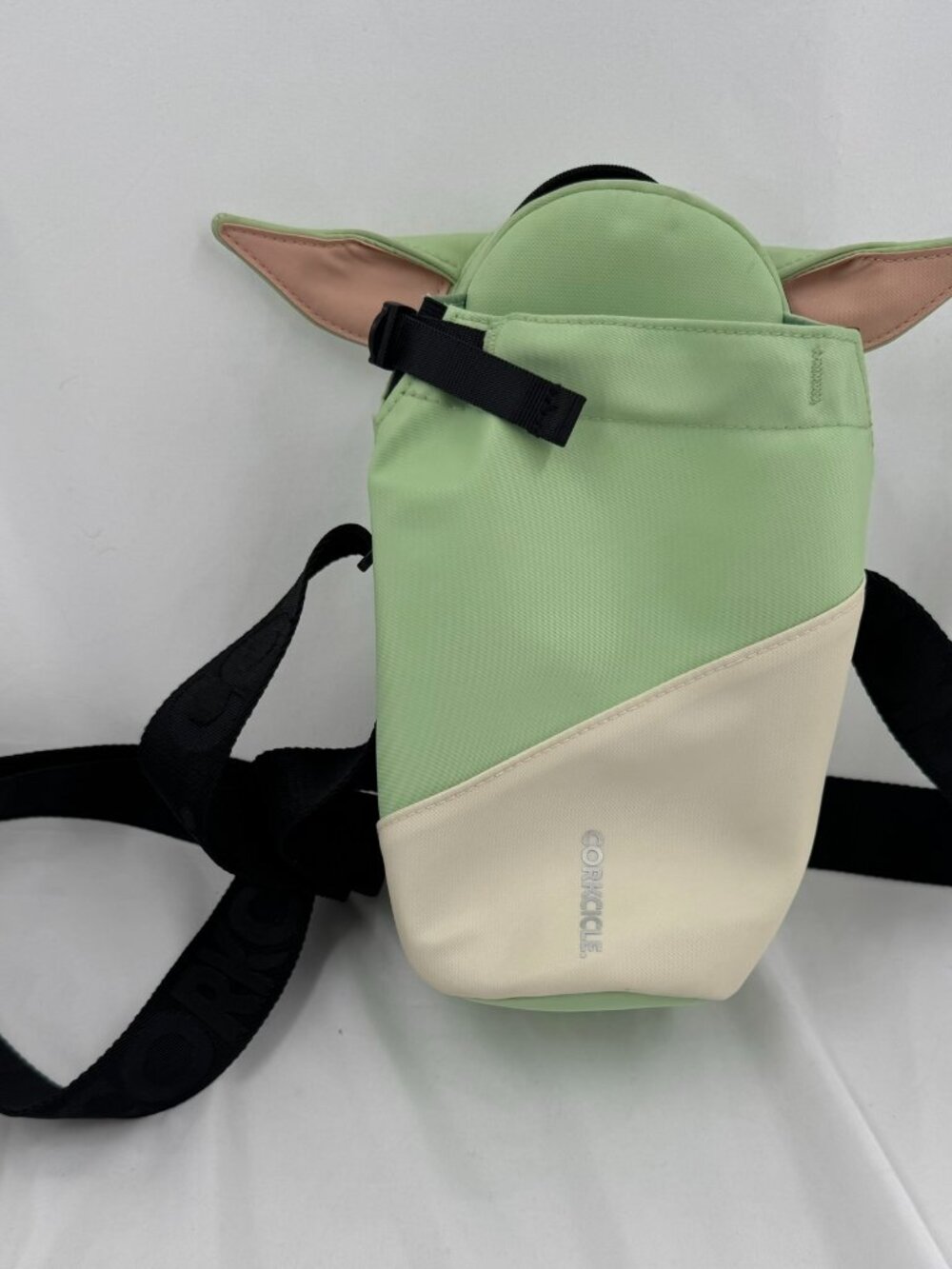 Corkcicle Yoda Water Bottle Sling Lime & Beige